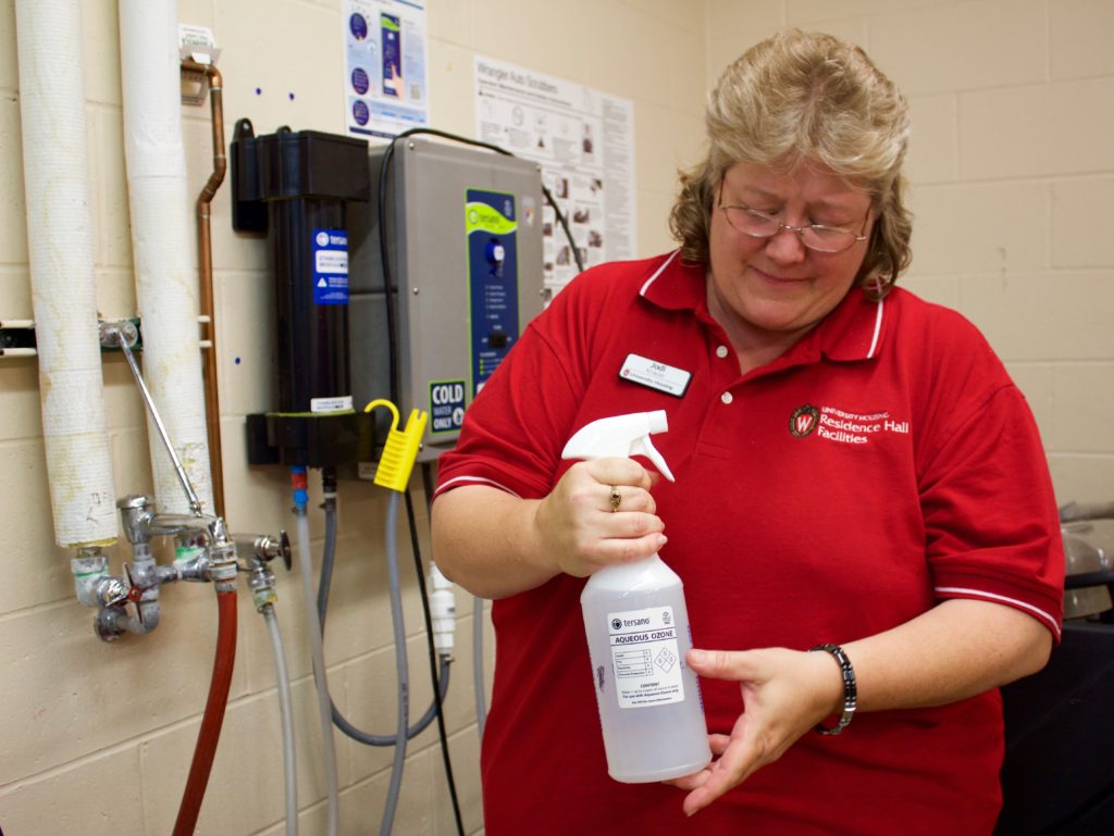 Jodi Krause Leads UWMadison Division of Housing Toward Sustainable Cleaning Office of Sustainability UWMadison