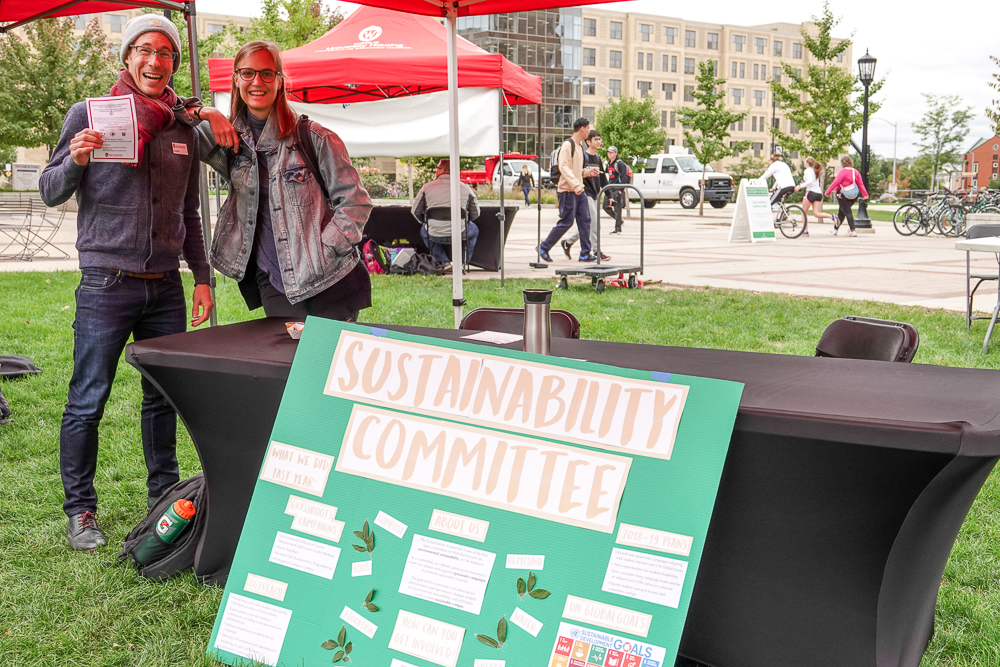 ASM Sustainability table at Sustain-a-Bash