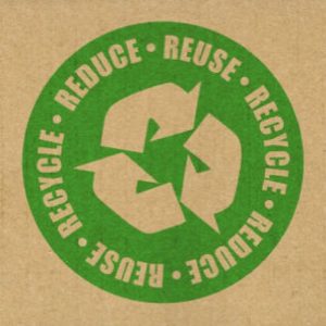 Reduce, Reuse, Recycle logo, courtesy Flickr user Social Gabe (CC BY-NC 2.0).