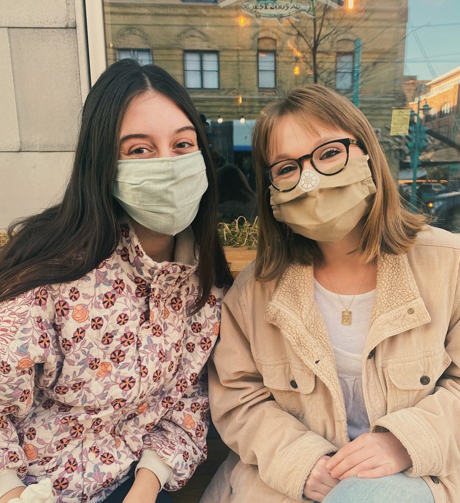 Natalie Tinsen, junior at the University of Wisconsin-Madison (left) and Madeline Miller, junior at the University of Minnesota-Twin Cities (right)